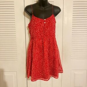 Zara red short dress